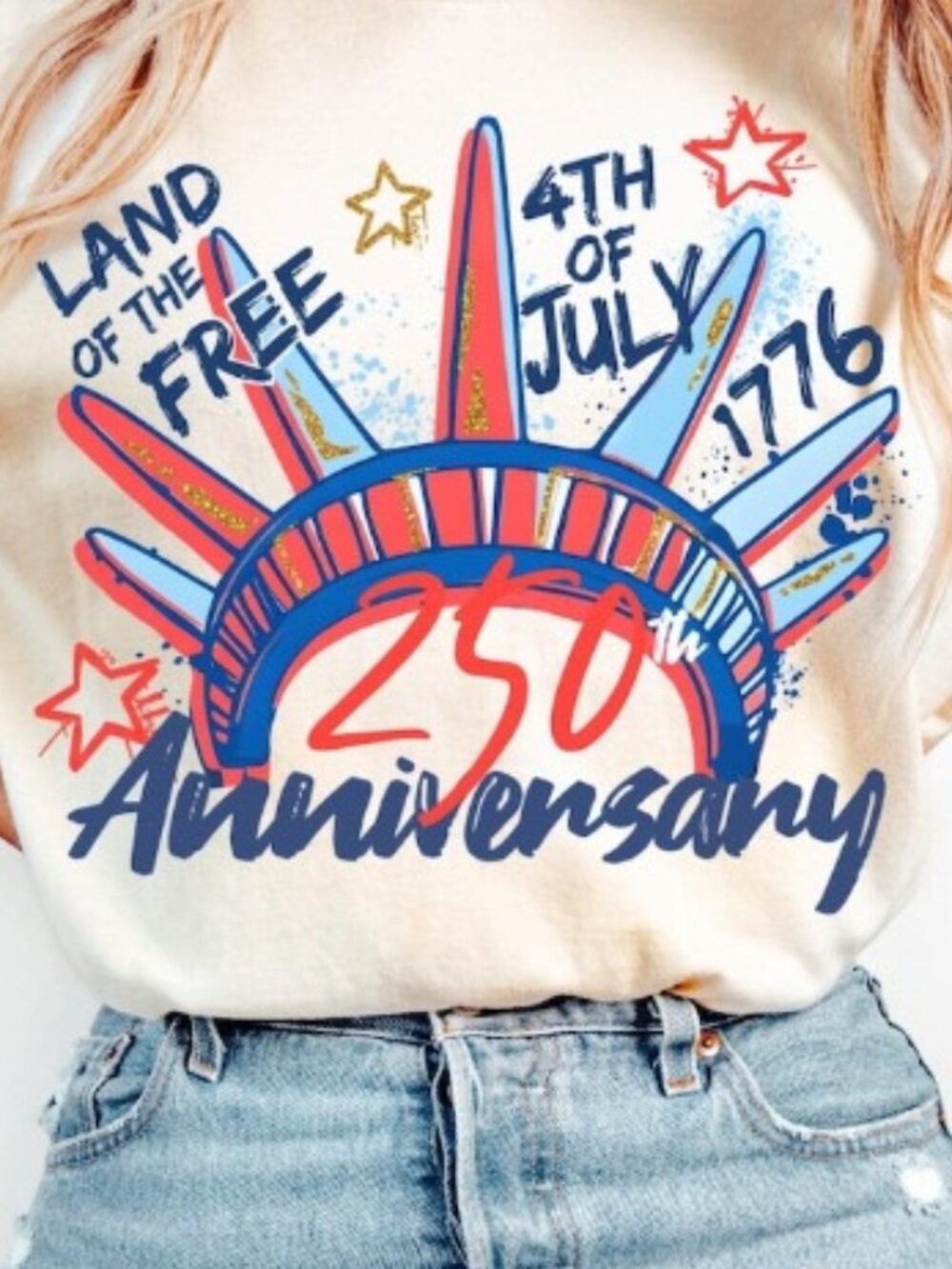 250th Anniversary Shirt for 4th of July TShirt for Independence Day Tee - Picture 2 of 4